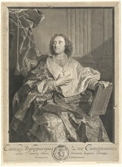 Monseigneur Louis-Charles d'Orléans de Saint-Albin, Archbishop of Cambrai