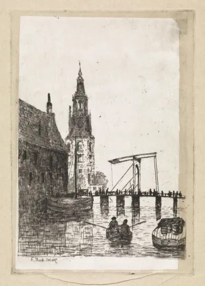 Montelbaanstoren te Amsterdam