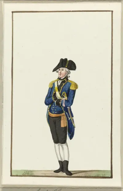 Montering van de Amsterdamse artillerie, ca. 1787