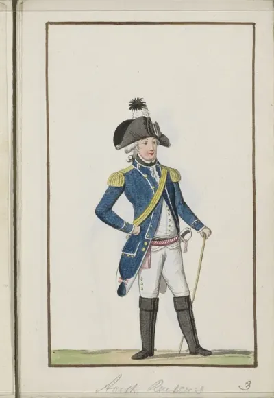 Montering van de cavalerie van Amsterdam, ca. 1785