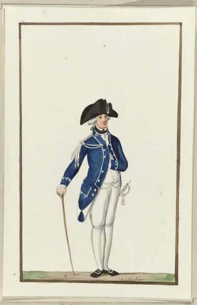 Montering van de Haarlemse schutterij, ca. 1787