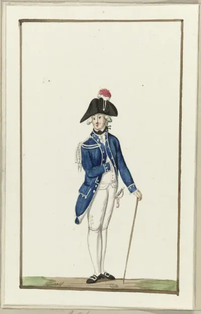 Montering van de schutterij van Alkmaar, ca. 1787