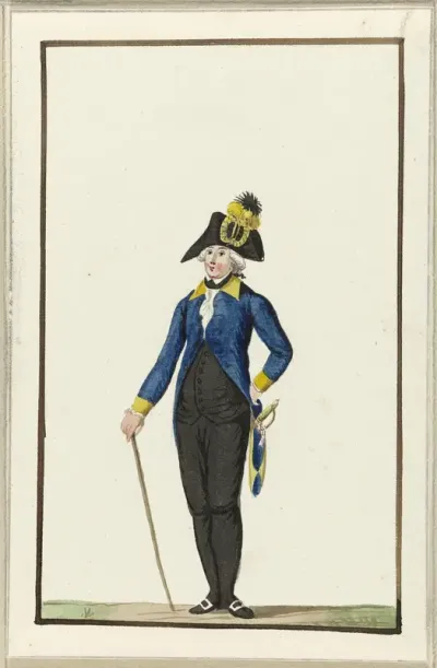 Montering van de schutterij van Deventer, ca. 1787