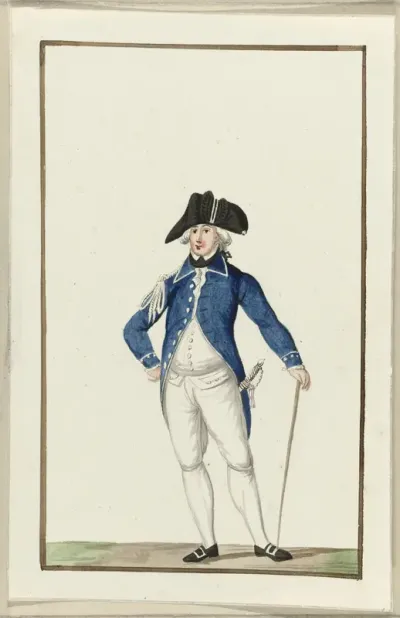 Montering van de schutterij van Leiden, ca. 1787