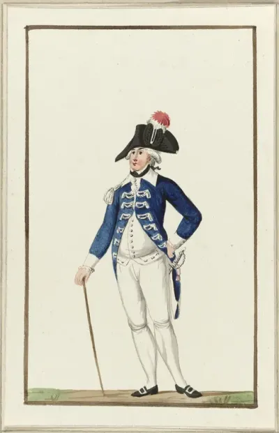 Montering van het Gorden Genootschap te Utrecht, ca. 1787