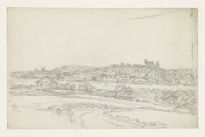 Montmartre gezien uit de vlakte