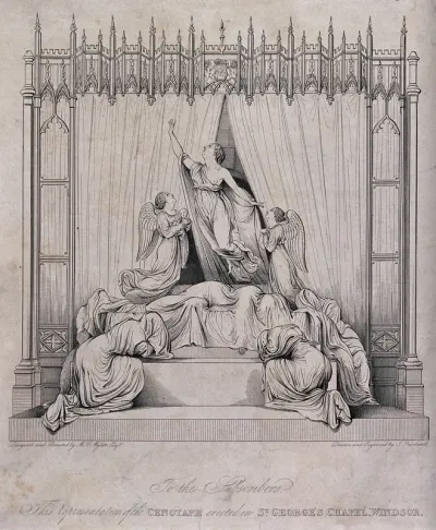 Monument commemorating Princess Charlotte Augusta in St