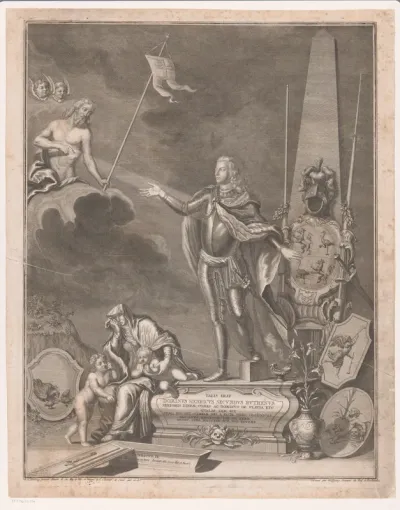 Monument met Heinrich II von Reuß-Obergreiz