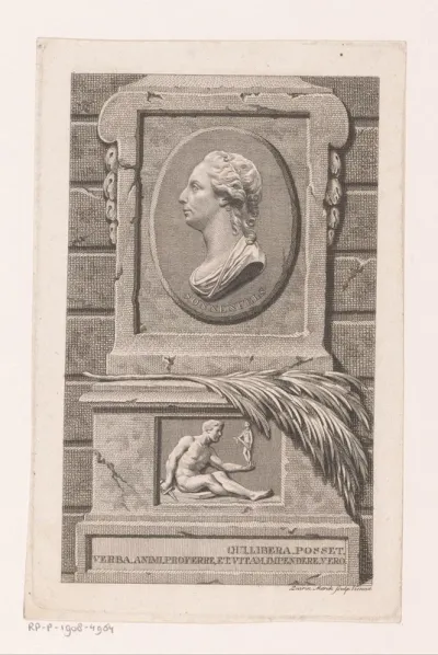 Monument met het portret van Joseph von Sonnenfels