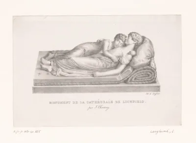 Monument met slapende kinderen uit de kathedraal van Lichfield