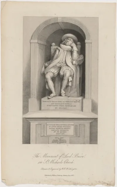 Monument of Lord Bacon in Saint Michael's Church
