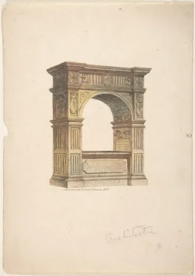 Monument of Richard Jervoice, 1563