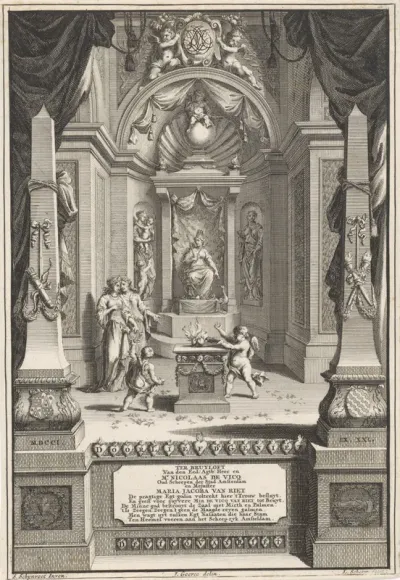 Monument ter ere van het huwelijk van Nicolaas de Vicq en Maria Jacoba van Riet