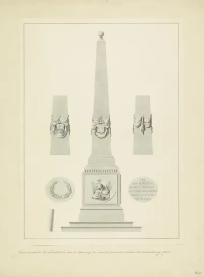 Monument ter ere van Middelburgs nieuwe haven, 1817