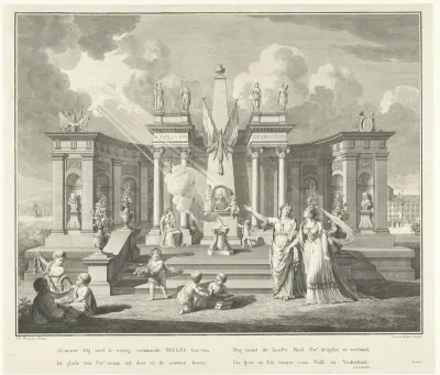 Monument ter nagedachtenis aan politicus en advocaat Pieter Paulus