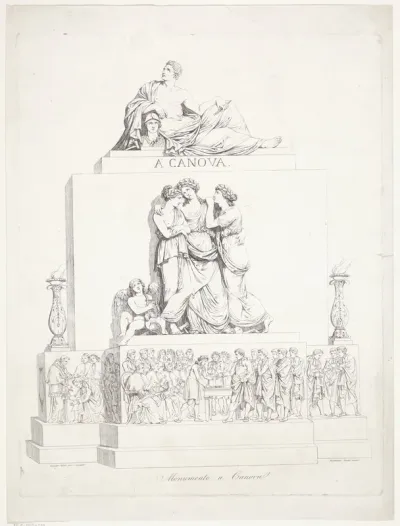 Monument voor beeldhouwer Antonio Canova