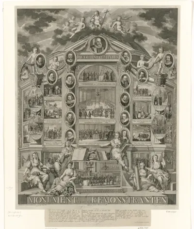 Monument voor de Remonstranten, ca. 1800