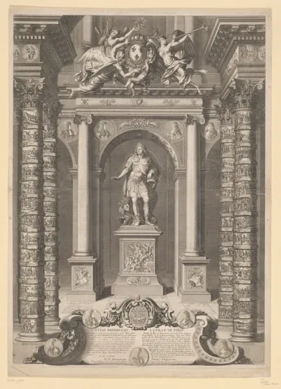 Monument voor Lodewijk XIV geschonken door de stad Parijs