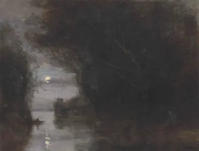 Moonlight landscape
