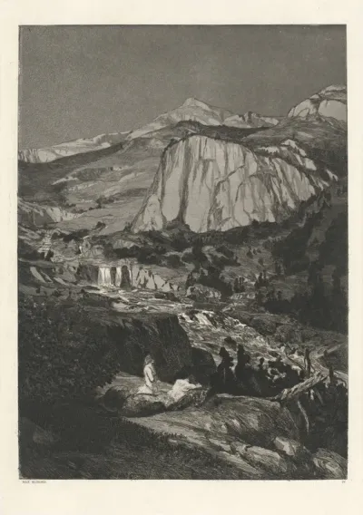 Moonlit Night (Mondnacht): pl. 4
