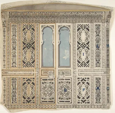 Moorish Wall Elevation