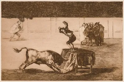 More of his (Martincho's) madness in the same Ring (Otra locura suya en la misma plaza) from the series Tauromaquia