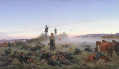 Morgenen efter slaget ved Isted den 25. juli 1850