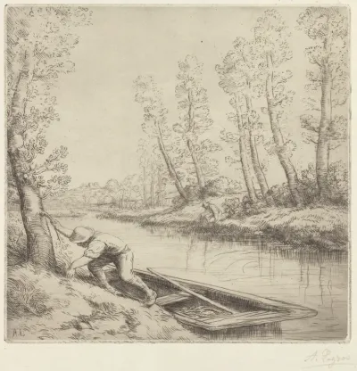 Morning along the River (La matin sur la riviere)
