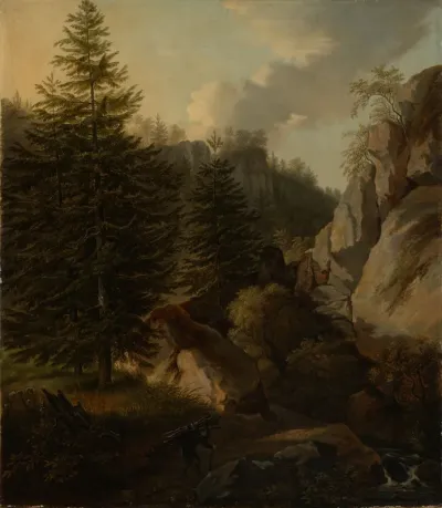 Morning in the Saxon Switzerland