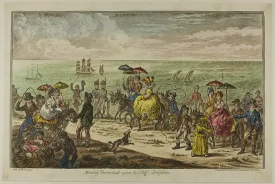 Morning Promenade Upon the Cliff, Brighton