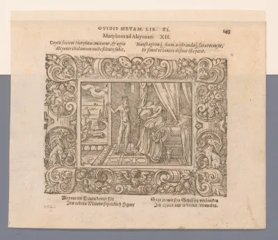Morpheus verschijnt als Ceyx aan Alcyone