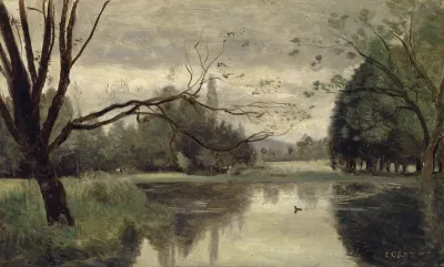Mortefontaine. L'étang aux canards