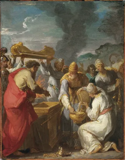 Moses and Aaron at the Ark