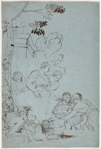 Moses findes i Nilen