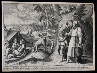 Moses' people in exile in Egypt are compared to metals that are strengthened by being exposed to fire in a furnace without being consumed