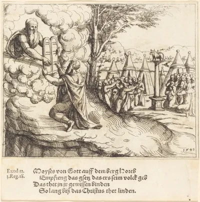 Moses Receiving the Tablets
