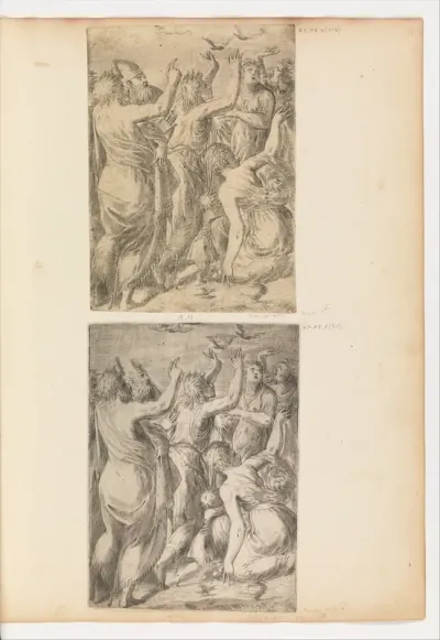 Moses Showing the Quails to the Israelites