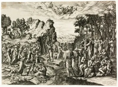 Moses Striking the Rock