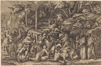 Moses Striking the Rock