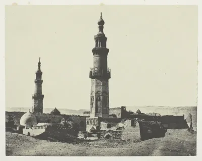 Mosquée d'Aly-Bey, Girgeh, Haute-Egypte, plate 15 from the album "Egypte, Nubie, Palestine et Syrie" (1852)