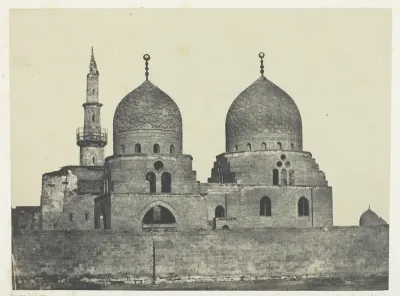 Mosquée et Tombeau du Sultan Kansou-el-Gouri, Le Kaire, plate 7 from the album "Egypte, Nubie, Palestine et Syrie" (1852)