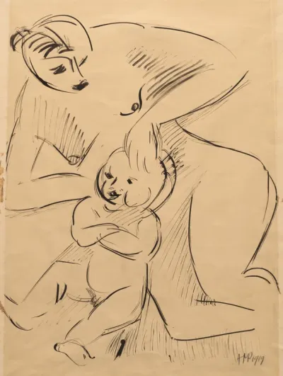 Mother and Child (recto)