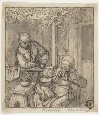 Mother and Child with a Doll.