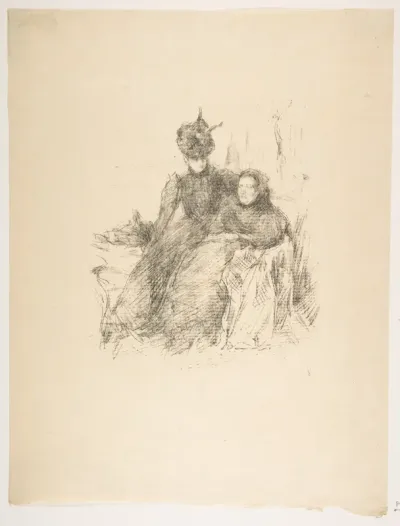 Mother and Daughter (La Mère Malade)