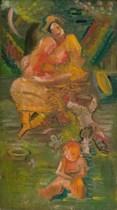 Mother with Children