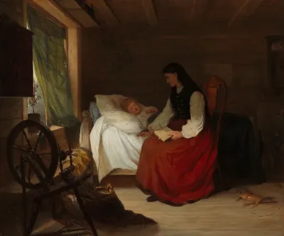 Mother with Her Sleeping Child