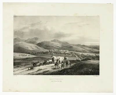 Mottosinho near St. Jean d'El Rey, plate 20 from Landscapes, volume 1 of Voyage pittoresque dans le Brésil