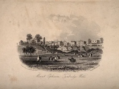Mount Ephraim, Tunbridge Wells, Kent: panoramic view