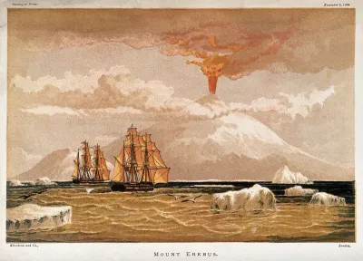 Mount Erebus, Antarctica: the volcano in eruption
