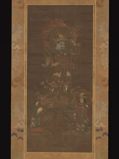 Mount Kurama Mandala: Bishamonten Triad